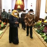 Menteri Pertahanan Prabowo Subianto Bertemu Gubernur Jawa timur DiGrahadi