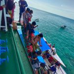 Polres Sumenep Evakuasi Penumpang Kapal Sabuk Nusantara 91 Yang Kandas di Pulau Setabok