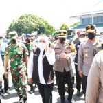 Kapolresta Banyuwangi Dampingi Kapolda dan Gubernur Jatim saat Kunjungi Pelabuhan Ketapang