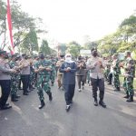 Forkopimda Jatim hadiri Apel Sinergitas TNI-Polri oleh Kodam V/Brawijaya, Dalam Rangka Mendukung Pemulihan Ekonomi Nasional