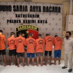 Sat Reskrim Polres Kediri Kota Berhasil Amankan 9 Pelaku Pengeroyokan