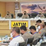 Polda Jawa Timur Gelar Anev Sitkamtibmas, Pengananan Covid 19 dan Ops Ketupat Semeru 2022