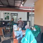 Kompol Sudarsono, SH: Peninjauan Dan Pengamanan Giat Vaksinasi 1, 2 Dan Booster Kepada Masyarakat Kecamatan Blimbingsari