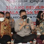 Jelang Pilkades Tujuh Desa di Tulangan, Kapolresta Sidoarjo Gelar Cangkrukan Kamtibmas