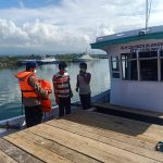 Aipda Haerul Umam melaksanan tugas Bimbingan dan Penyuluhan penggunaan alat keselamatan