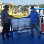 Aiptu I Gede Eka D bersama Aipda Adit melaksanakan kegiatan patroli dan pengecekan alat-alat keselematan