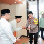 Kapolresta Banyuwangi Silaturahmi ke PCNU Mohon Doa Restu Kepada Tokoh Agama di Banyuwangi.