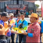 Launching PBB di Warnai Dengan Potong Tumpeng di Gunung Menyan Desa Kalibaru Wetan