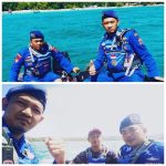 Satpolairud Polresta Banyuwangi Melaksanakan Giat Pengamanan Liga Surfing Internasional
