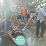 Polisi Tuban Bersama Tim Kesehatan Evakuasi Warga Yang Meninggal di Aliran Sungai