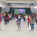 Sosialisasikan Hasil Pembangunan Infrastruktur Bojonegoro, Perwosi Gelar Senam Nglenyer