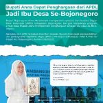 Jadi Ibu Desa Se – Bojonegoro, Bupati Anna Mu’awanah Dapat Penghargaan Dari APDI