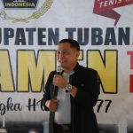 Wakil Bupati Riyadi Lawan Kapolres Tuban Tanding Tenis Meja