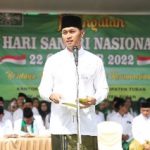 Mas Lindra : Kontribusi Santri Dibutuhkan Untuk Mewujudkan Kabupaten Tuban Lebih Berakhlak, Jadi Inspektur Upacara Peringatan HSN