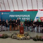 Kirab Api Abadi Dari Khayangan Api ke Pendopo Malowopati Awali Kegiatan HJB Ke – 345