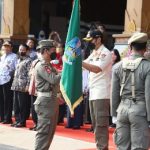 Pataka Jer Basuki Mawa Beya Menuju Lamongan di Berangkatkan Mas Bupati