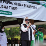 Bupati Anna Mu’awanah Berangkatkan 118 Atlet dan Official di POPDA Ke – 13 dan Peparpeda Ke – 1 Jatim