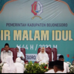 Bupati Anna Mu’awanah Bersama Forkopimda Gelar Takbir Bersama