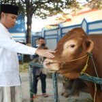 Mas Bupati Laksanakan Sholat Idul Adha di Masjid Agung