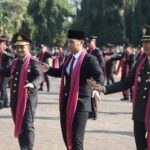 Mas Bupati Menari Langen Tayub di Hari Bhayangkara Ke – 77