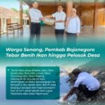 Warga Bojonegoro Senang, Bantuan Benih Ikan Pemkab Sampai Pelosok Desa