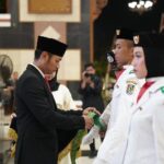 Mas Bupati Kukuhkan 76 Paskibraka Tuban 2023
