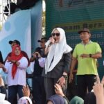 Dinkes dan KORMI Bojonegoro Kembali Sosialisasi MP-ASI, Ajak Warga Senam Bersama