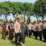 Pj Bupati Bojonegoro dan Forkopimda Ikuti Apel Kesiapan Pemilu 2024, Ajak Semua Masyarakat Jaga Kondusifitas