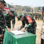 Tutup TMMD 118 Di Tuban, Kasdam Brawijaya Apresiasi Pemkab Dan Warga Desa
