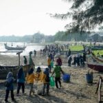 Peringati HPSN Tahun 2024, Pemerintah Gandeng Kelompok Peduli Sampah, Bersihkan Kawasan Pantai Boom