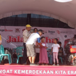 PT MK Beton Tuban Gelar Jalan Sehat dan Santunan Anak Yatim, Momentum HUT RI Ke – 79