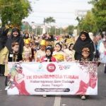 Pawai Budaya Nusantara TK RA Berlangsung Meriah