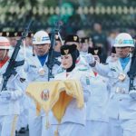 Puteri Wulandari, Kebanggaan SMA Negeri 1 Parengan Yang Terpilih Sebagai Pembawa Baki Di Upacara Penurunan Bendera Di Gedung Negara Grahadi