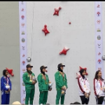 Eka Dian, Atlet Asal Tuban Bersama Tim Panjat Tebing Jatim, Sumbang Emas Di PON XXI Aceh – Sumut 2024