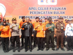 Pemkab Bojonegoro Gelar Apel Peringatan Bulan Pengurangan Resiko Bencana