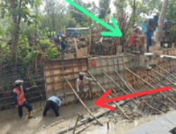 Proyek TPT Tanjungharjo, PU SDA Bojonegoro Berkilah