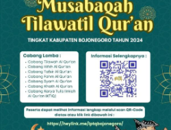 Pemkab Bojonegoro Akan Gelar MTQ 2024, Simak Ketentuannya