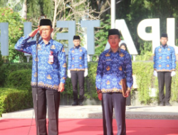 Pemkab Bojonegoro Gelar Upacara Peringatan HUT Ke-53 KORPRI, Dimeriahkan Pemotongan Tumpeng