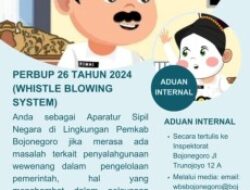 Inspektorat Bojonegoro Buka Sarana Pengaduan Internal Khusus ASN Melalui WBS