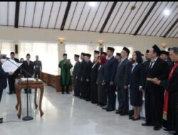 Pejabat Bupati Bojonegoro Andriyanto Melantik Sejumlah Pejabat di Lingkup Pemerintahan Kabupaten
