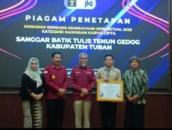 KABUPATEN TUBAN DITETAPKAN SEBAGAI KAWASAN BERBASIS KEKAYAAN INTELEKTUAL / KBKI 2025