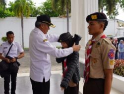 WABUP TUBAN BERANGKATKAN KONTINGEN PRAMUKA UNTUK BERLAGA DI TINGKAT JATIM, BEGINI PESANNYA