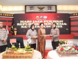 Dalam Rangka Peringatan Hari Jadi Ke-77 Polwan Republik Indonesia, Polwan Polres Tuban Menggelar Tasyakuran di Aula Sanika Setyawada