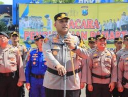 Kapolres Tuban Pimpin Upacara Pengukuhan Perwira Samapta Polres Tuban