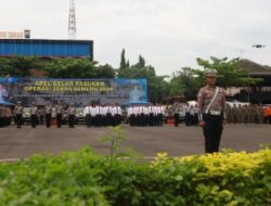 Kepolisian Resor Tuban Melaksanakan Apel Gelar Pasukan Dalam Rangka Operasi Zebra Semeru 2025