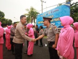 Plt. Kapolres Tuban Kombespol Agung Setyo Nugroho S.I.K Gelar Upacara Kenaikan Pangkat