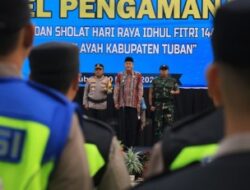 Polres Tuban Menggelar Apel Untuk Memastikan Keamanan dan Ketertiban Malam Takbiran dan Pelaksanaan Sholat Idul Fitri 1447 Hijriah