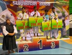 Atlet Kempo Tuban Raih 16 Medali di Kejuaraan Shorinji Kempo Piala Wali Kota Surabaya 2026